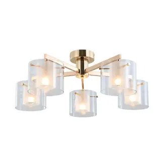 Sind die goldenen Dualgläser 5-Lights Flush Mount Deckenlampe erhältlich?