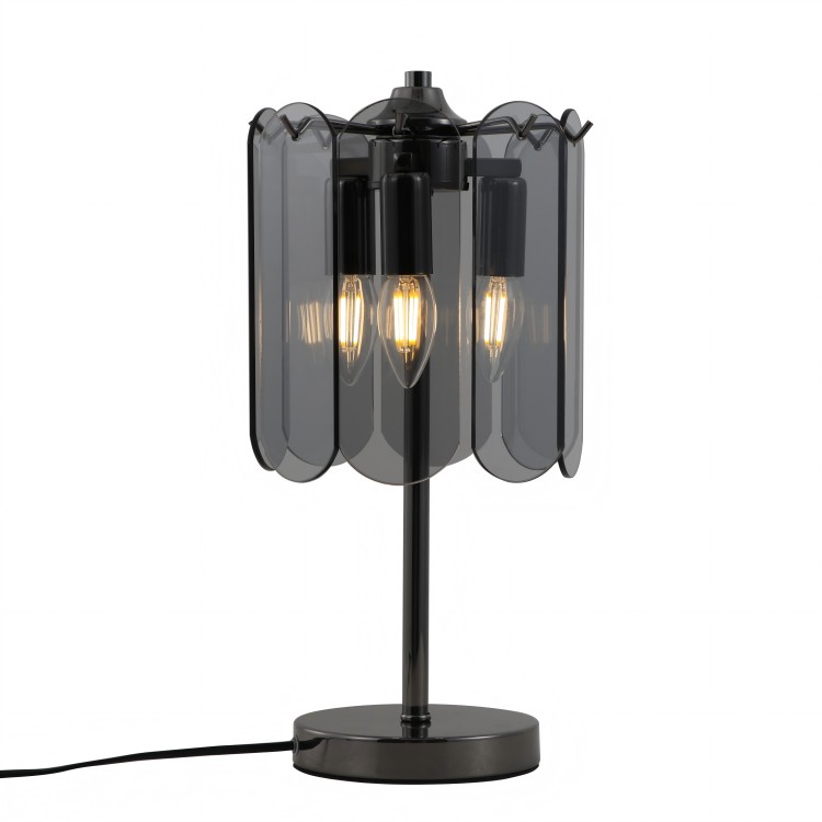 Ist es problematisch, rauchige Gläser mit 3 Leichttischlampen für Bett zu montieren?