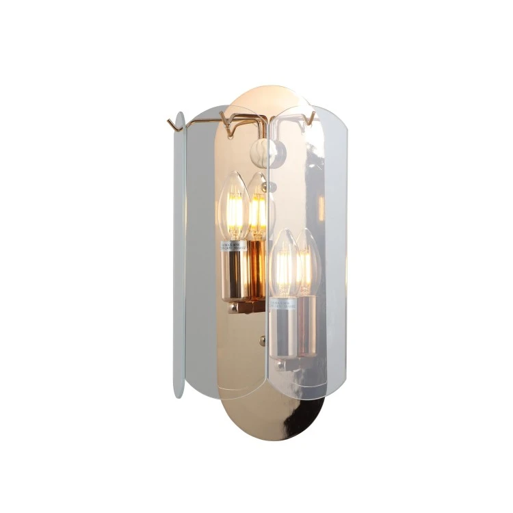 Wie kann eine goldene Wandleuchte mit zwei Lichtern Ihren Raum verwandeln?