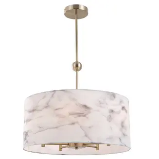 5 Lights Fabric Chandelier