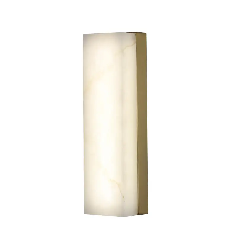 Moderne LED-Wandleuchte aus Alabaster