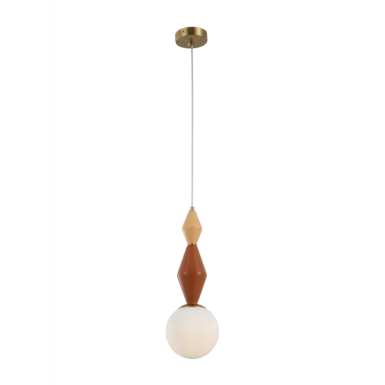 Moderne Keramik und Glas E14 Pendellicht